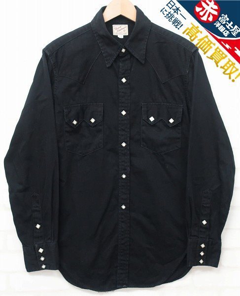 3T4694/ジョーマッコイ 107 コットンサテンウエスタンシャツ JOEMcCOY