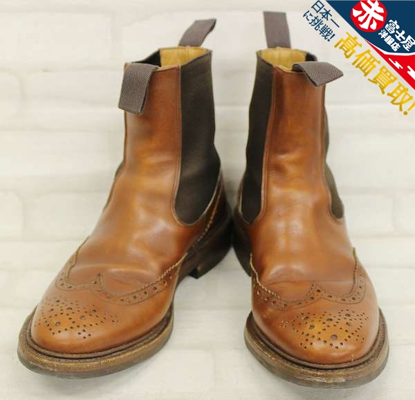 1S4073/トリッカーズ M2754 HENRY サイドゴアウイングチップブーツ TRICKER'S