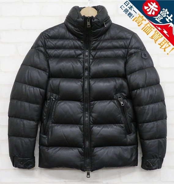 KH2J7816/モンクレール ギャベリック ラムレザーダウンジャケット MONCLER GABERIC 国内正規品