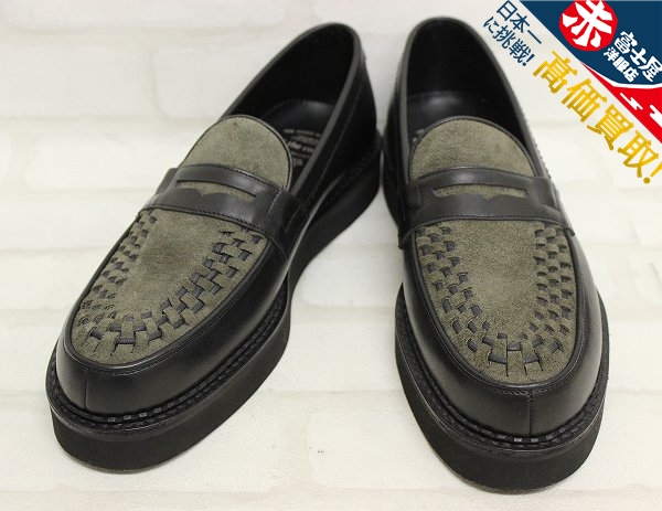 1S2158/未使用品 foot the coacher G・B LOAFER フットザコーチャー ローファー シューズ