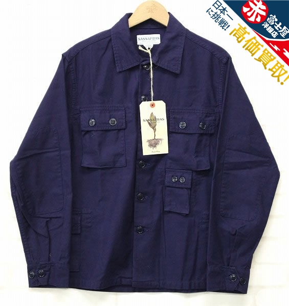 2T8224/新品 ササフラス G.D.U.ジャケット バックサテン SASSAFRAS G.D.U.Jacket BACK SATIN SF-161146