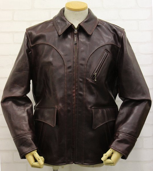 未使用品 エアロレザー ヘラクレス コードバン ライダース 40