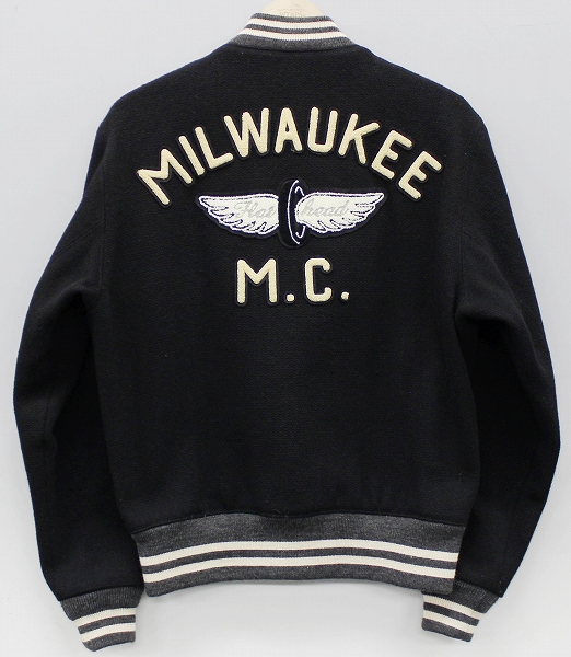 フラットヘッド ウールスタジャン アワードジャケット