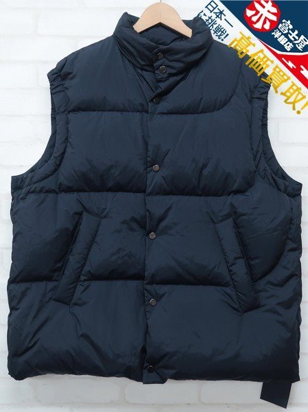 1J9875/URU NYLON SILK DOWN VEST ウル ナイロンシルクダウンベスト