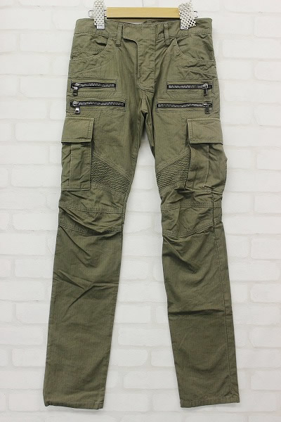 1P1842/新品 バルマン 15ss バイカーカーゴパンツ