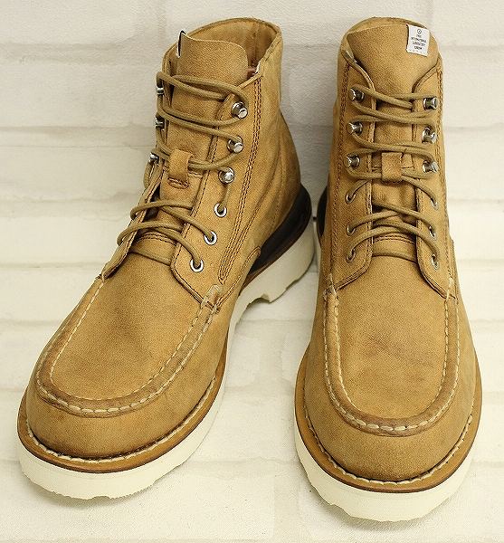 visvim VIRGIL MOC TOE FOLK LT BROWN ビズビム ヴィズヴィム 9.5