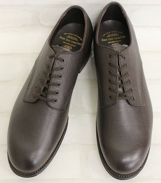 新品 foot the coacher SERVICEMAN SHOES フットザコーチャー サービスマンシューズ 27 ブラウン