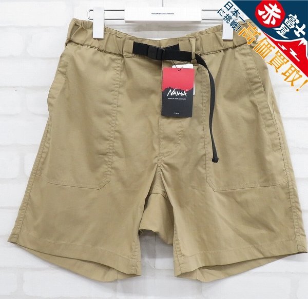 RI3P1528/未使用品 NANGA TAKIBI RIPSTOP FIELD SHORTS N1TIEGF4