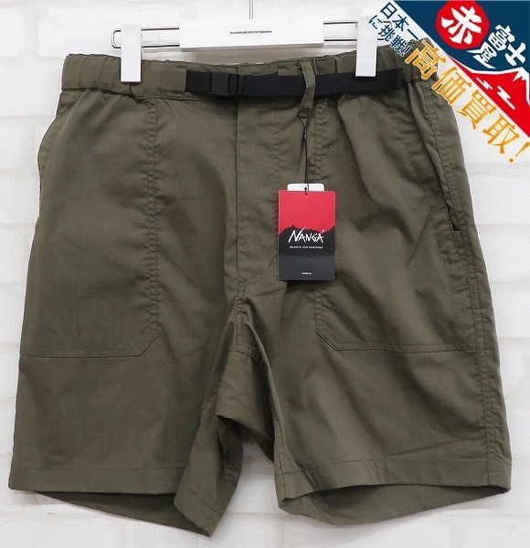 RI3P1640/未使用品 NANGA TAKIBI RIPSTOP FIELD SHORTS N1TIPPF4 ナンガ タキビリップストップフィールドショーツ ショートパンツ