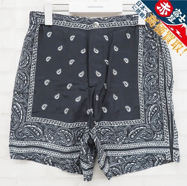 KT2P9079/UNUSED UW0875 bandana shorts アンユーズド バンダナショーツ ショートパンツ