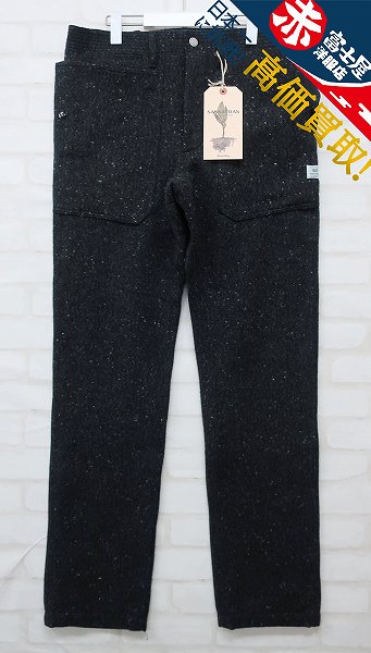 2P4245-2/未使用品 ササフラス フォールリーフスプレイヤーパンツ ブランケット SASSAFRAS Fall Leaf Sprayer Pants Blanket