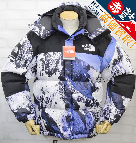 1J7778/新品 Supreme×TheNorthFace 17AW Mountain Baltoro Jacket シュプリーム ノースフェイス マウンテンプリントバルトロジャケット M