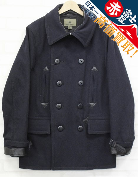 KH1J7282/未使用品 ナイジェルケーボン ミリタリーPコート NIGELCABOURN