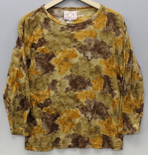 エヴィス 7分袖タイダイTシャツ EVISU