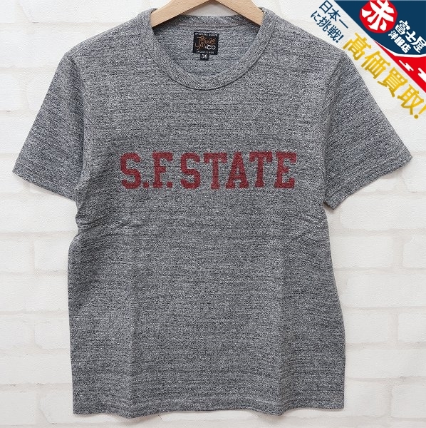 3T0811o【クリックポスト対応】未使用品 ジョーマッコイ S.F.STATE 半袖霜降りTシャツ JOE McCOY