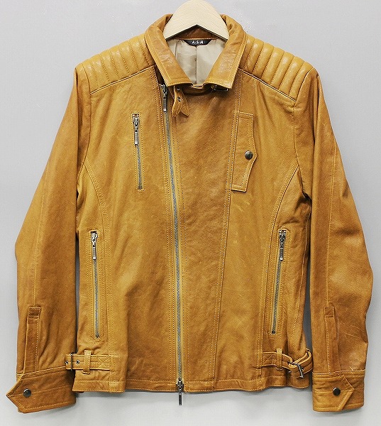 アトリエサブメン ゴートレザーライダース A.S.M