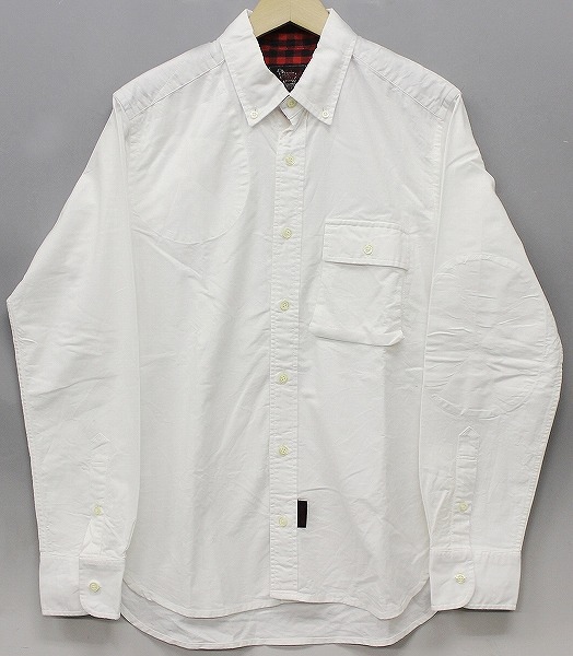 ウールリッチ ガンパッチオックスフォードシャツ 伊製