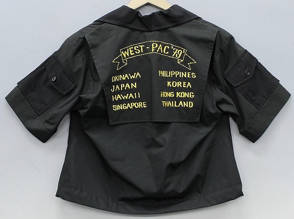 US NAVYセーラーシャツ 半袖シャツ