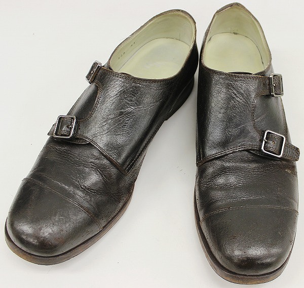 ジュンハシモト ダブルモンクストラップシューズ