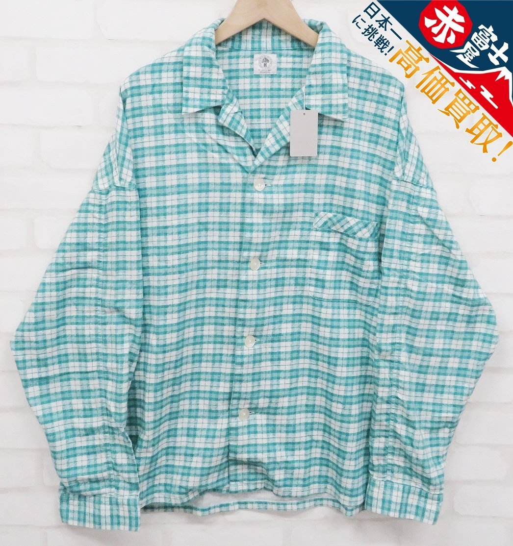 KH6T5423/新品 SAINT MICHAEL CHECK PJ SHIRT SM-S22-0000-045 セントマイケル チェックパジャマシャツ ストア/3P0256/新品 SAINT MICHAEL CHECK PJ PANTS SM-S22-0000-046 セントマイケル チェックパジャマパンツ