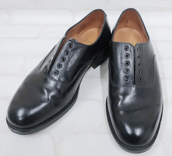 JK2S2769/サンダース 90s ロイヤルネイビーオフィサーシューズ イングランド製 SANDERS 8430-99-978-4538