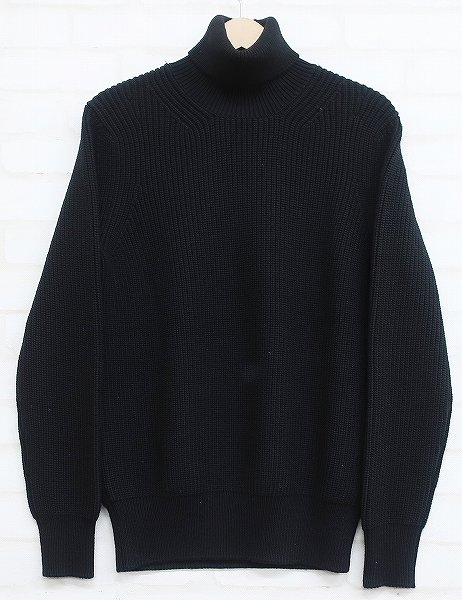 5T2245/SLOANE SL2W-012 5Gメリノウール畦編みタートルネックニット スローン セーター