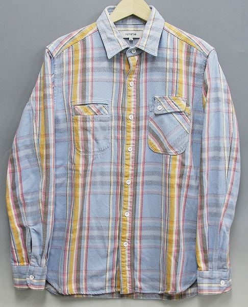 nonnative WORKER SHIRT COTTON NEL CHECK ネルシャツ