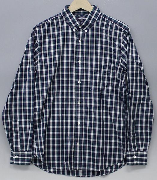 BEAUTY&YOUTH 長袖ボタンダウンチェックシャツ