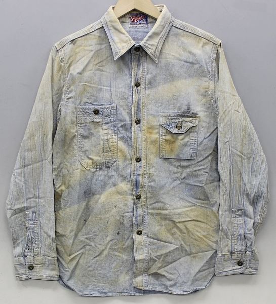 シュガーケーン シャンブレーシャツ SUGARCANE